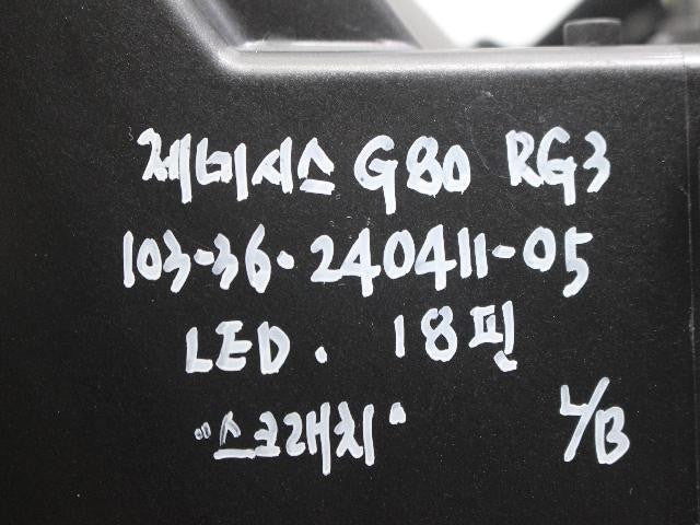 2020 Genesis Genesis G80 3rd Left LED Headlight 92101T1XXX