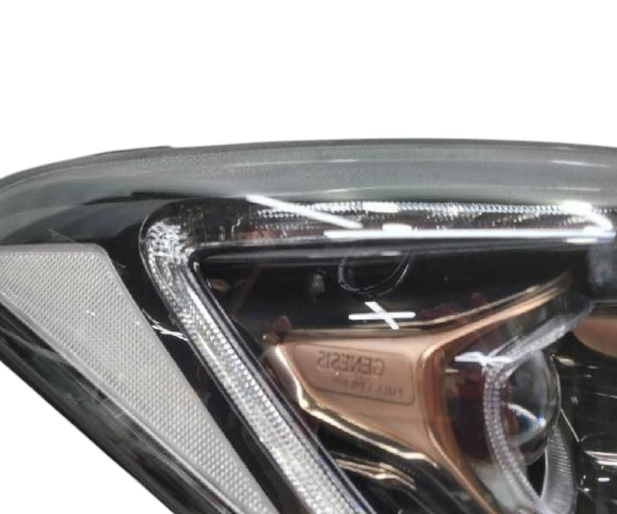 Genesis G80 DH PE FL Full LED (Gold type) RIGHT USED GENUINE 92102 B1 GOLD
