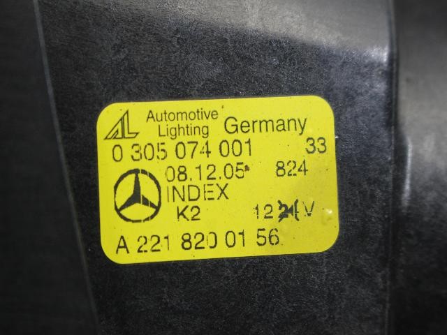2006 ES S500L Left Fog Light A2218200156
