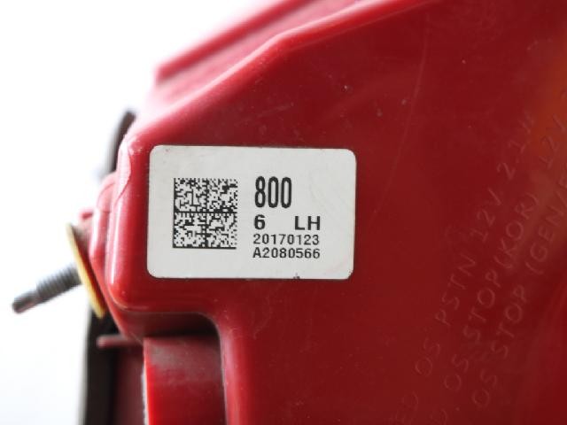 2016 Hyundai Azera Grandeur IG Rear,Left TailLight