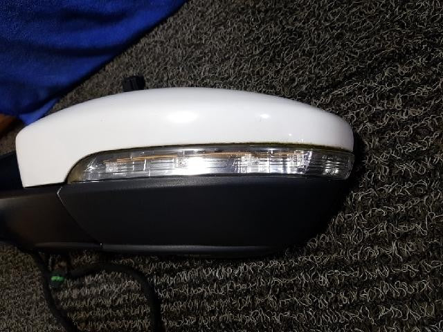 2012 Volkswagen Jetta TDI Left White Side Mirror