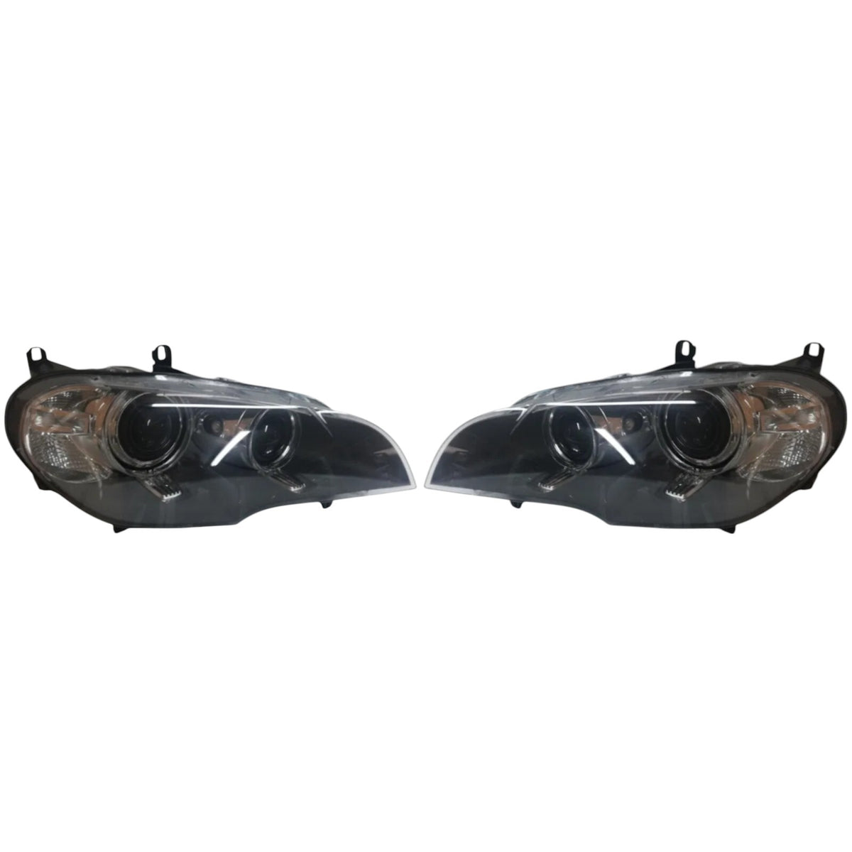 BMW X5 E70 LCI Xenon Headlight PAIR USED GENUINE 7240787 7240788