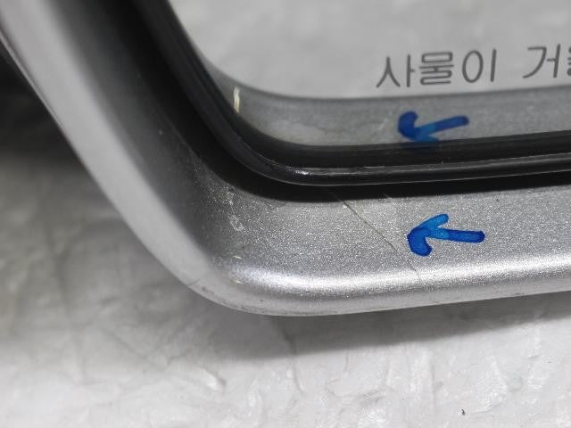 2010 KIA Cadenza K7 Right Silver Side Mirror 87620 3R0203D