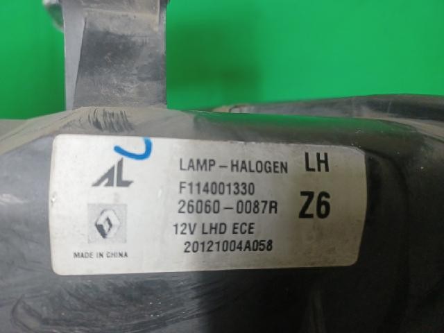 2010 Renault Fluence New SM3 Left Headlight
