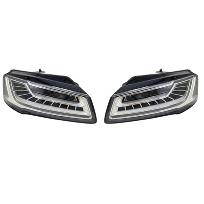 Audi A8  4H D4 FL LED PAIR USED GENUINE 4H0941033B 4H0941034B