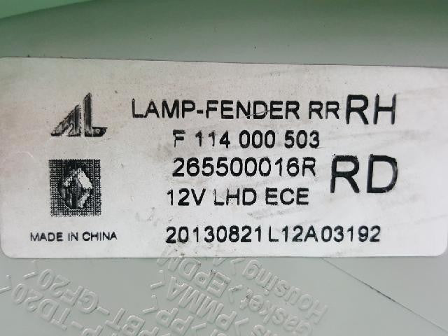 2011 Renault Ray SM3 New Rear,Right TailLight 92402 4H000