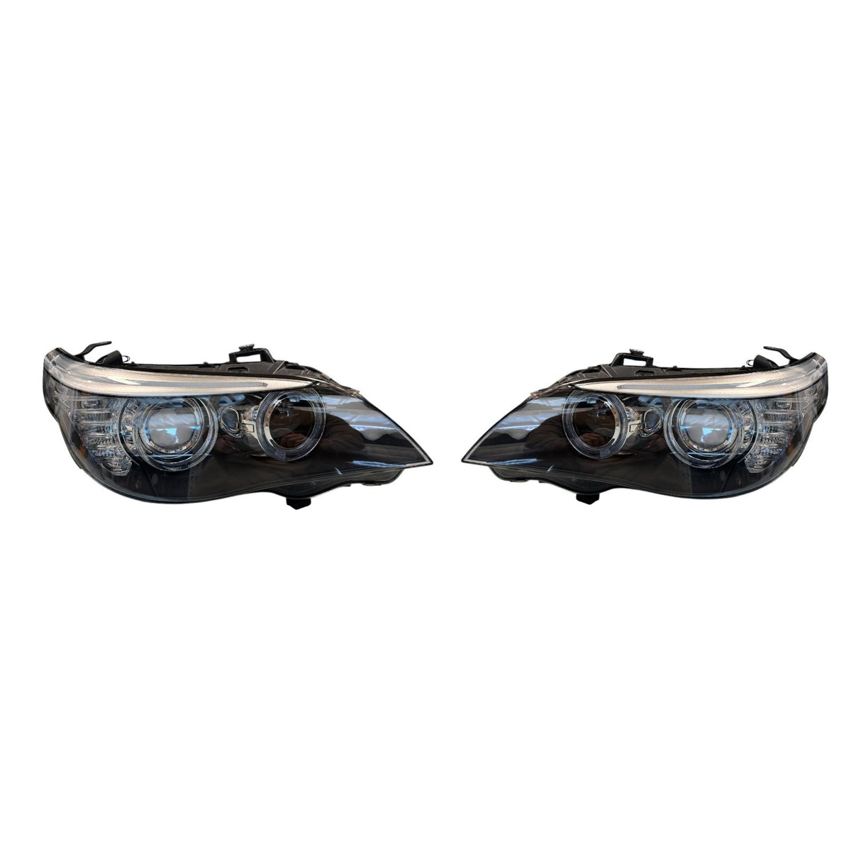 BMW 5 Series E60 E61 LCI Xenon Headlight PAIR USED GENUINE 7177751 7177752