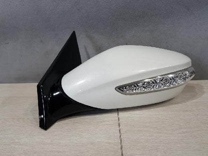 2011 Hyundai YF Sonata Left White Side Mirror 876103S110WHC