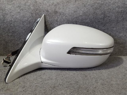 2010 Hyundai Equus VI Left White Side Mirror 87610 3N000