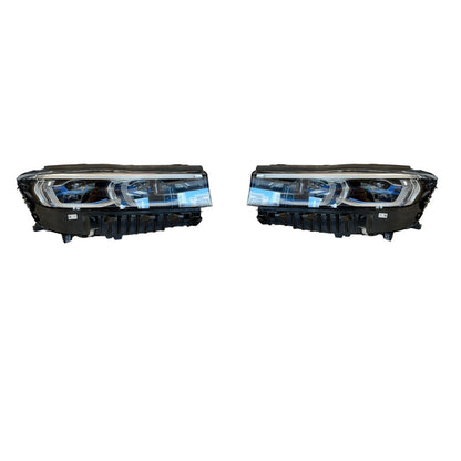 BMW 7 Series G11 LCI, G12 LCI Laser Headlight PAIR USED GENUINE 9450229 9450230