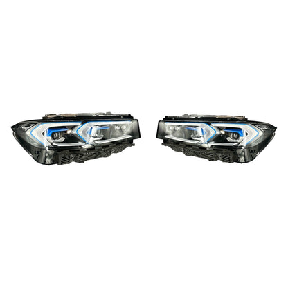 BMW 3 Series G20, G21 LCI Adaptive LED Headlight PAIR GENUINE 5A4F755 5A4F756