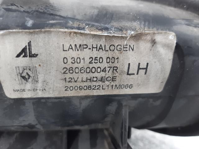 2011 Renault Fluence SM3 Left Headlight 260600047R