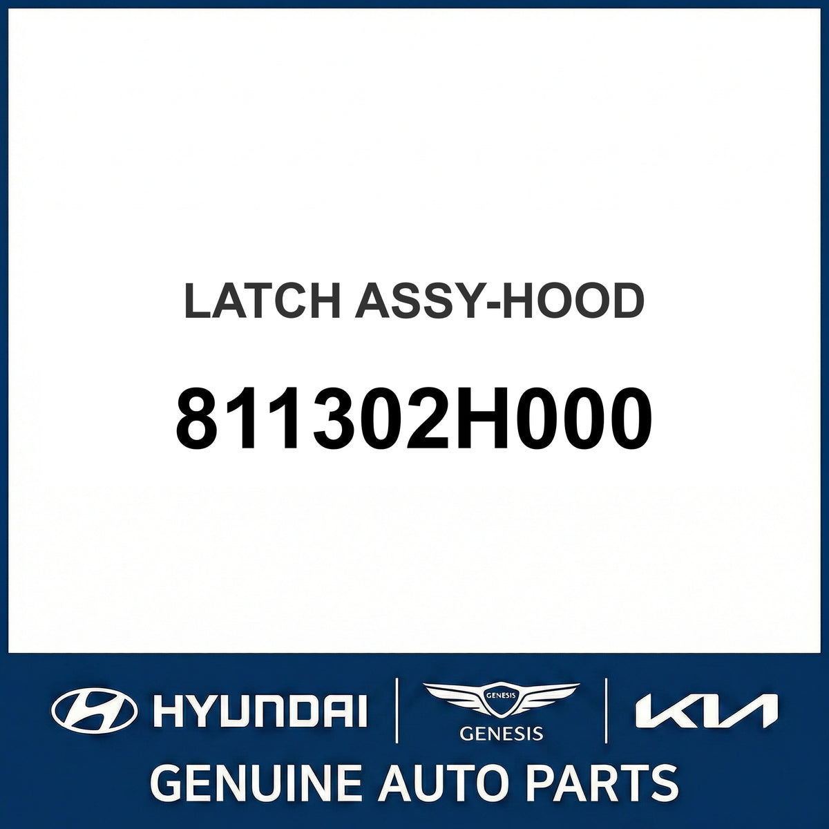 Hyundai Elantra IV, XD 2006-2011 Latch, Lock New GENUINE 811302H000