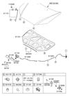 Hyundai Elantra IV, XD 2006-2011 Latch, Lock New GENUINE 811302H000